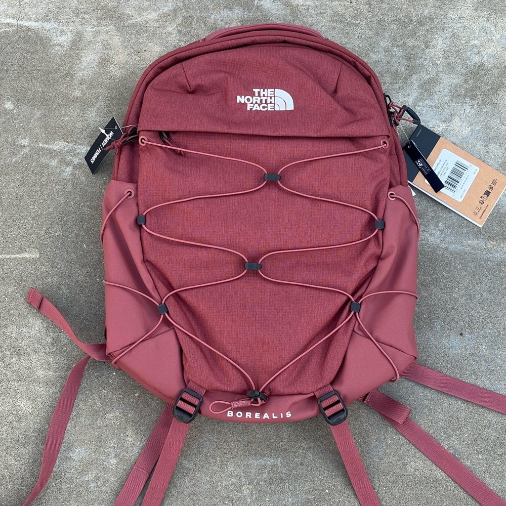 NWT The North Face Borealis Backpack 28L in Canyon Dust + Dark Heather